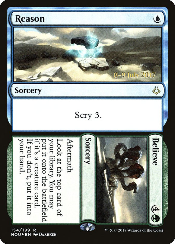 Reason // Believe - HOU - Rare - Foil - Promo